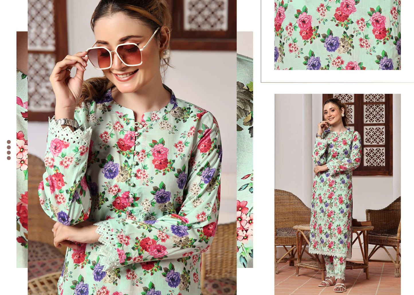 HAREEM # 3 Unstitched 2 PC Midsummer Lawn