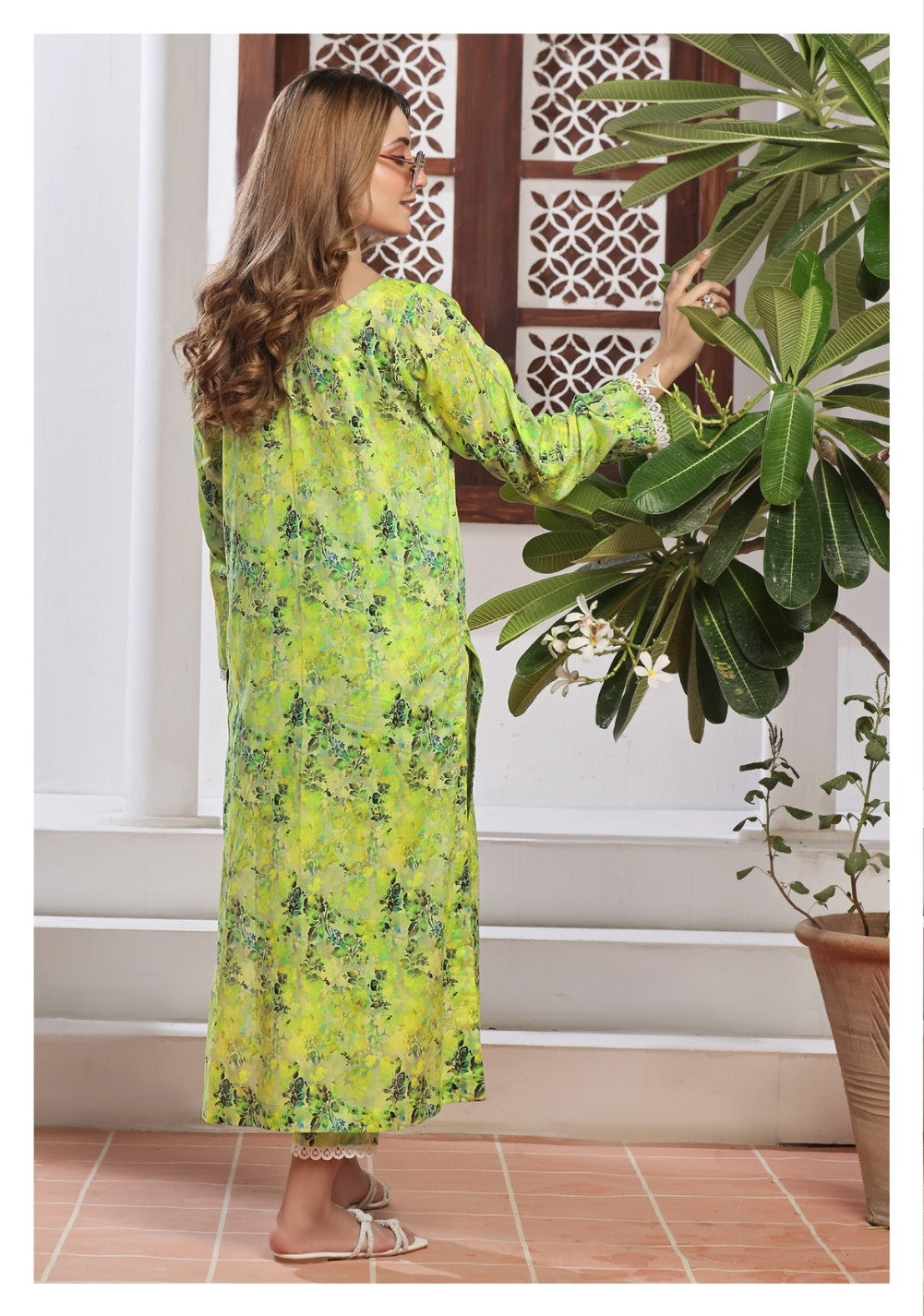 HAREEM # 1 Unstitched 2 PC Midsummer Lawn