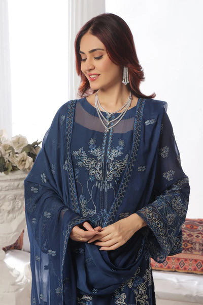 UROOJ # 2 Unstitched 3 piece Luxury Chiffon