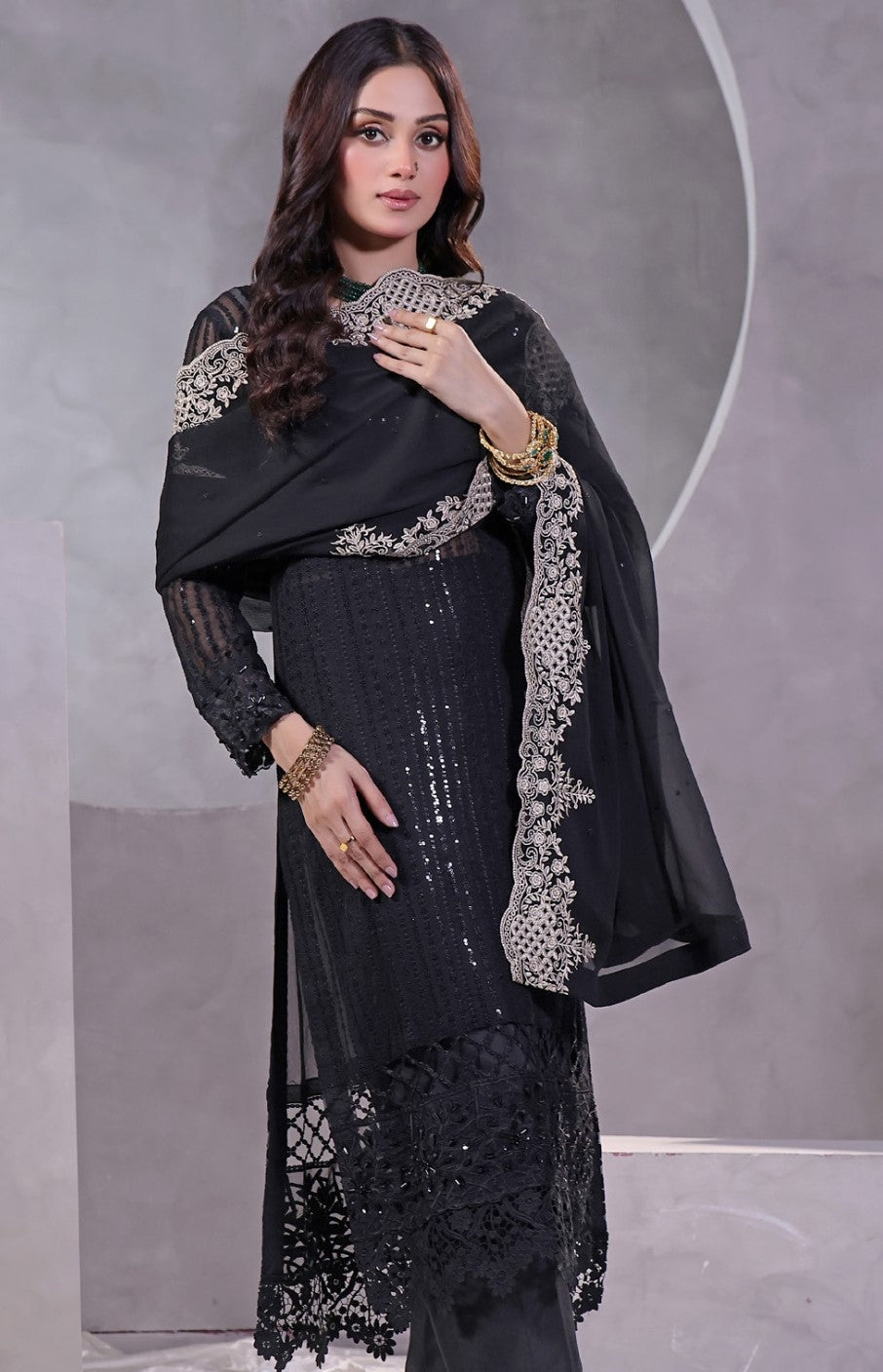 SARIKA # 2 Unstitched 3 Pc Luxury Chiffon