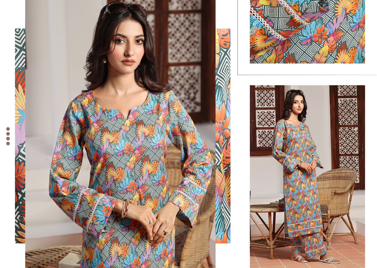 HAREEM # 7 Unstitched 2 PC Midsummer Lawn