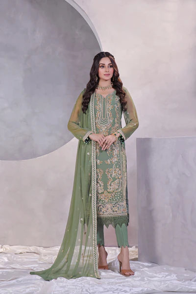 SARIKA # 3 Unstitched 3 Pc Luxury Chiffon