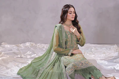 SARIKA # 3 Unstitched 3 Pc Luxury Chiffon