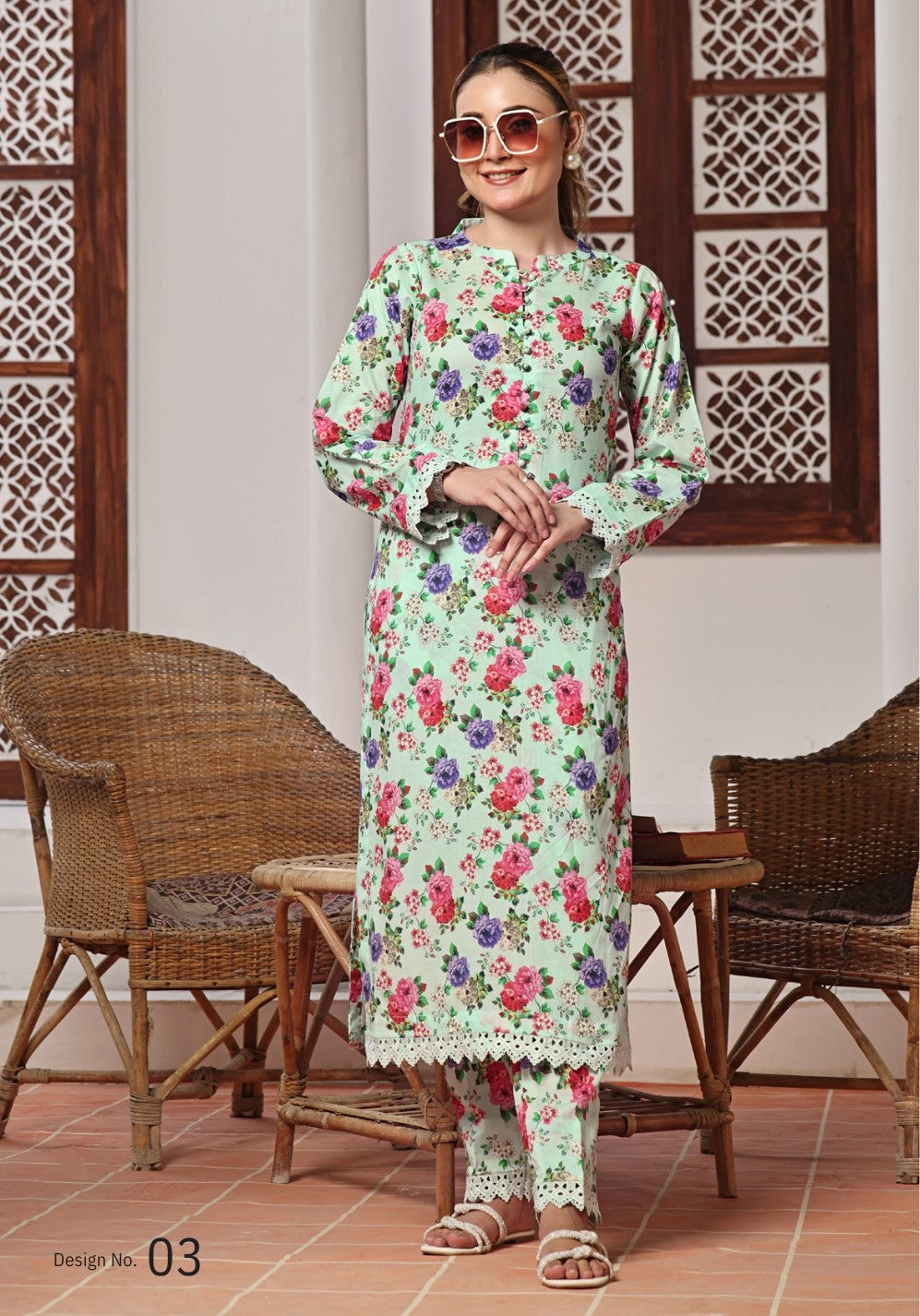 HAREEM # 3 Unstitched 2 PC Midsummer Lawn