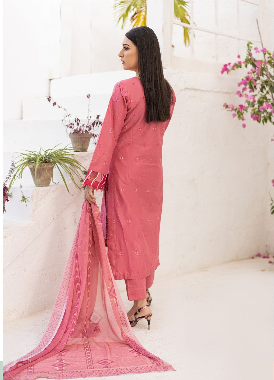 RUHI V1 # 4 Unstitched Luxury Lawn