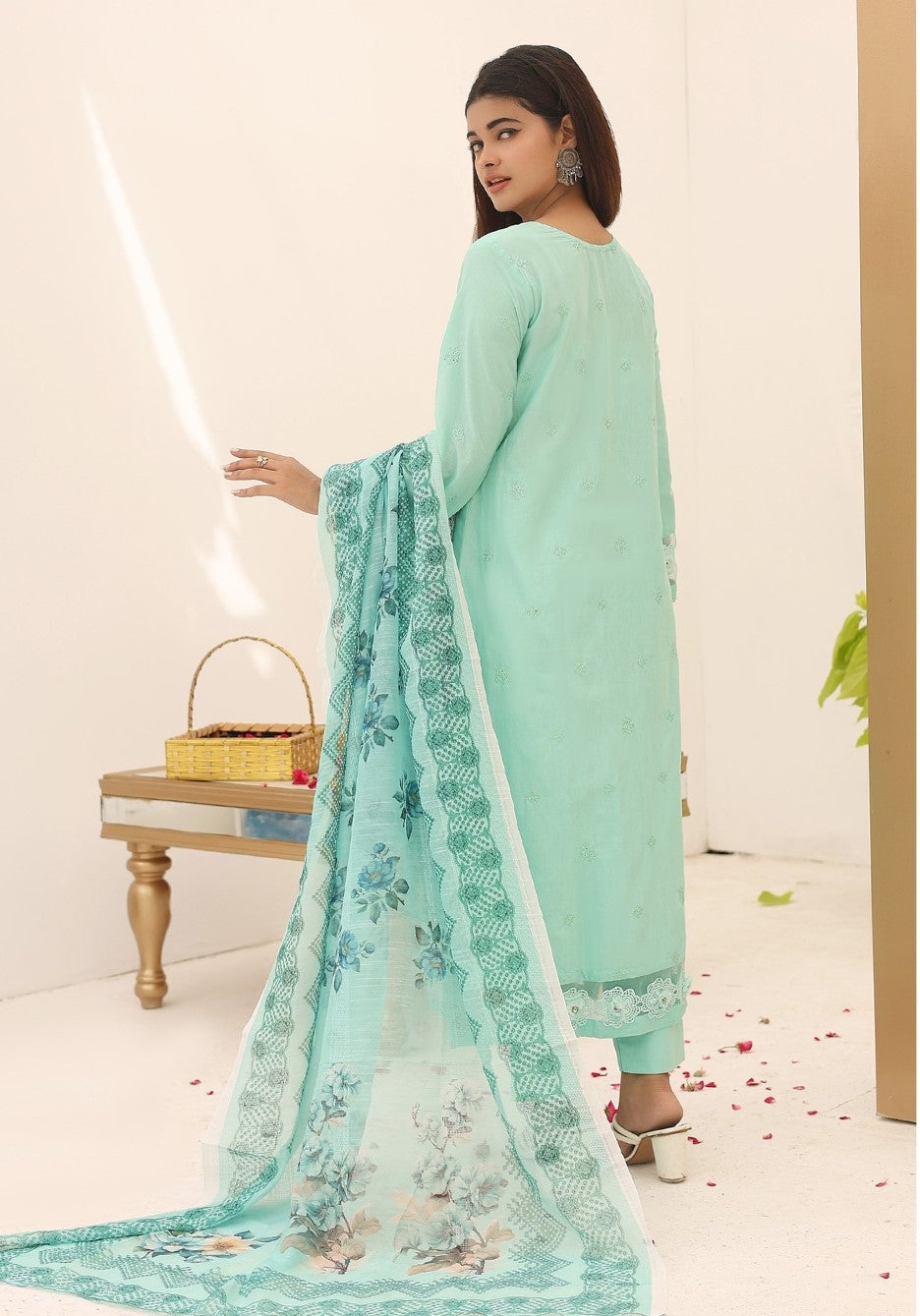 RUHI V2 # 4 Unstitched Luxury Lawn