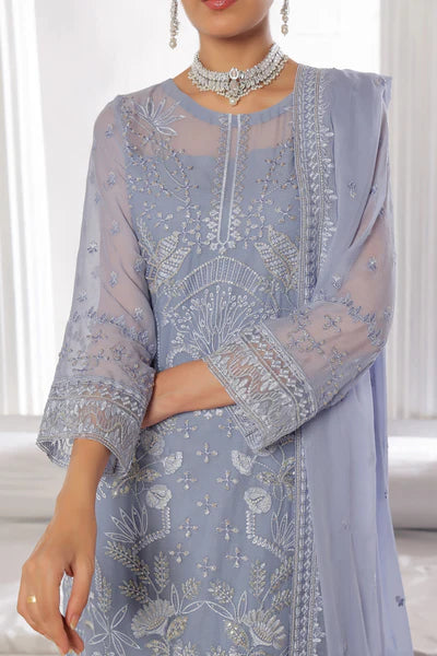 UROOJ # 4 Unstitched 3 piece Luxury Chiffon