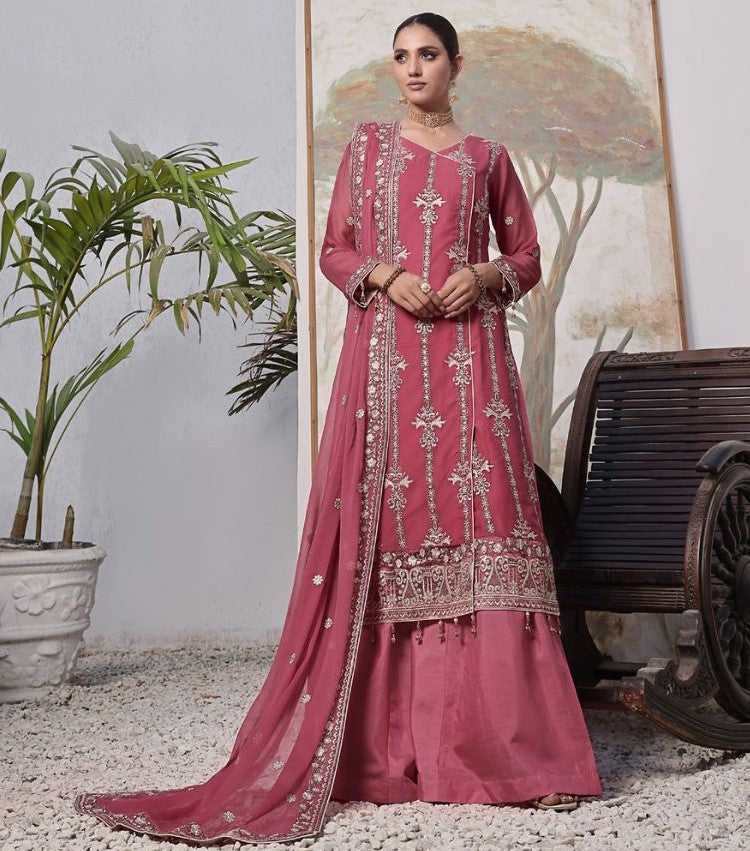 ZOYA # 5 - Unstitched 3 piece Embroidered Chiffon