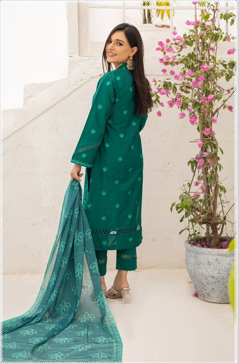 RUHI V1 # 7 Unstitched Luxury Lawn