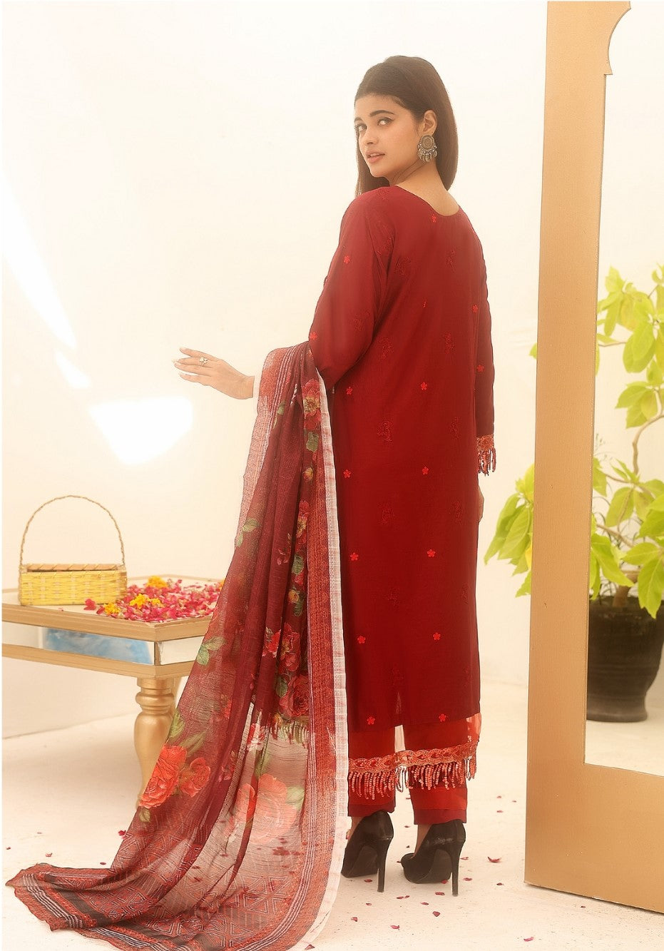 RUHI V2 # 7 Unstitched Luxury Lawn