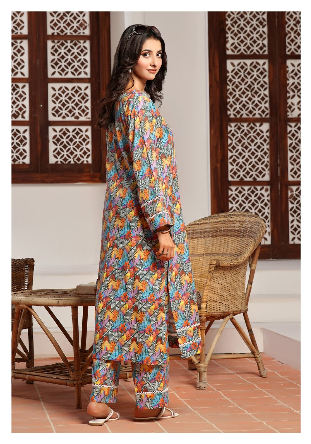 HAREEM # 7 Unstitched 2 PC Midsummer Lawn